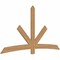 Ekena Millwork Alberta Smooth Timber Gable Bracket, Western Red Cedar, 96"W x 52"H x 1 1/2"D x 5 1/2"F, 13/12 Pitch GBW096X52X0206ALB00SWR - alternate 5